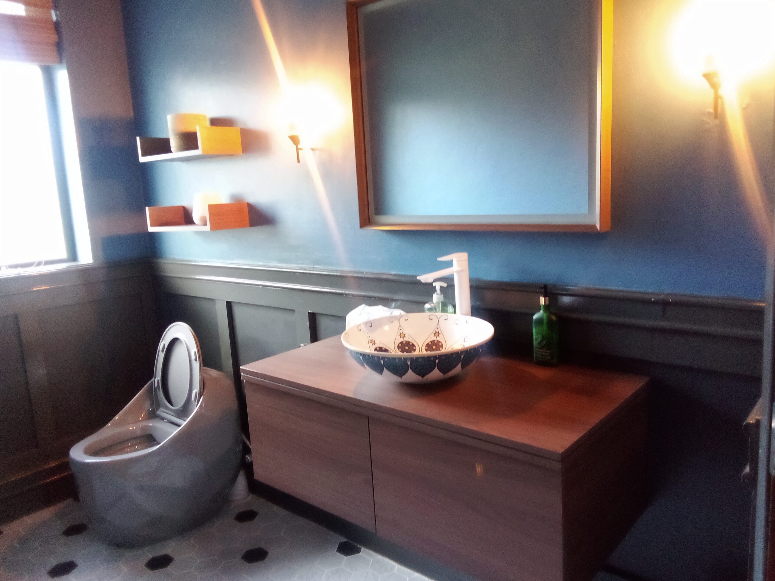 Completed luxury powder room in Nairobi