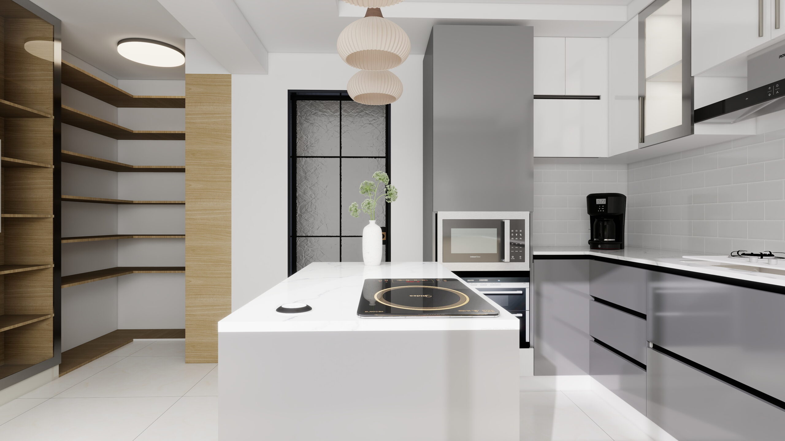 Kitchen interior design by Blossom Designs